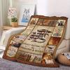 Dragon Book Lover's Flannel Throw - Library Themed Blanket for Sofa/Bed/Travel, Machine Washable Fantasy Decor