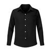 Women's Fashion Casual Solid Color Split Button Long Sleeve Shirt Top