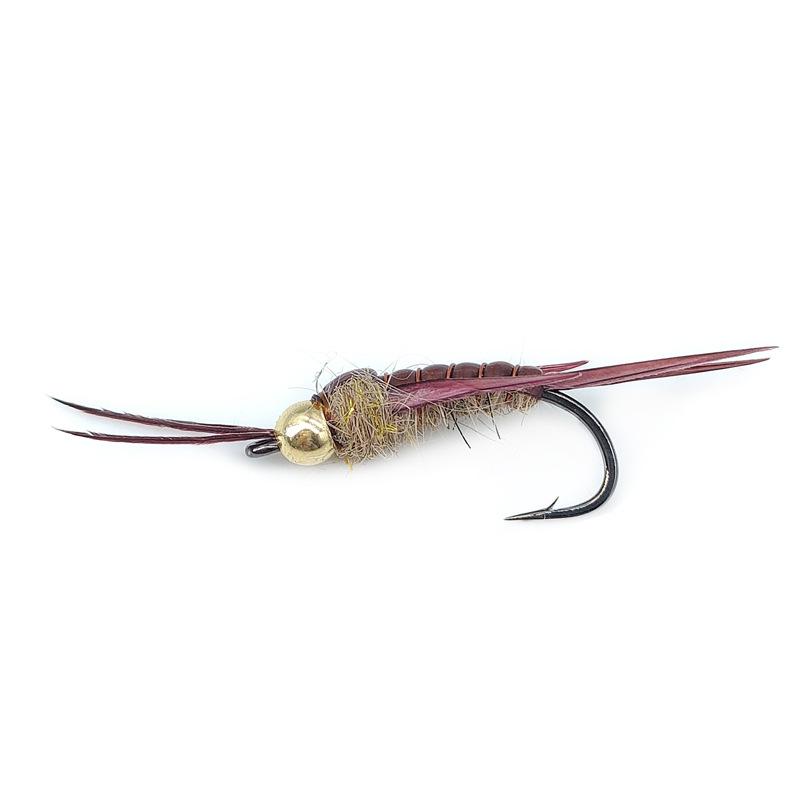 BLF WY1128 Stonefly Larva Fly Fishing Lure Artificial Bait Hooks