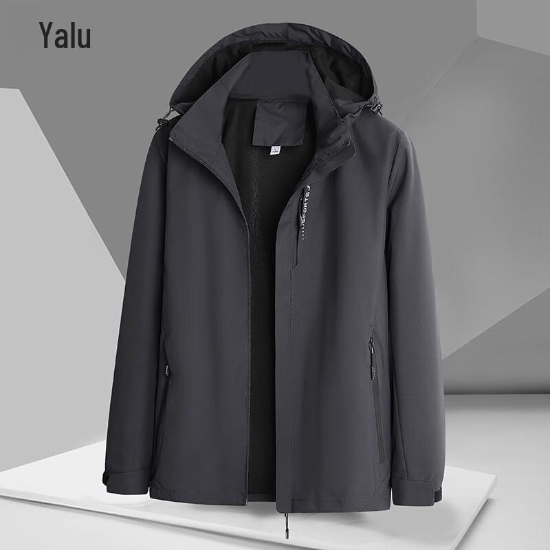 

Yalou Men s Hooded Windproof Waterproof Outdoor Jacket XL