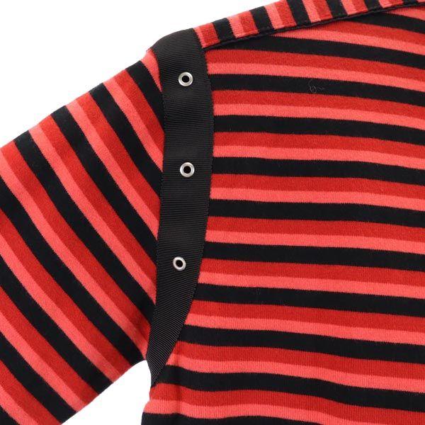 Marc Jacobs Border Long Sleeve Half Zip Cut S Red Series Women Used