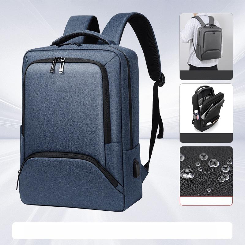 Men's Business Backpack Fashion Travel Women's Backpack High-end Commuting Lightweight School Bag Waterproof Laptop Bag