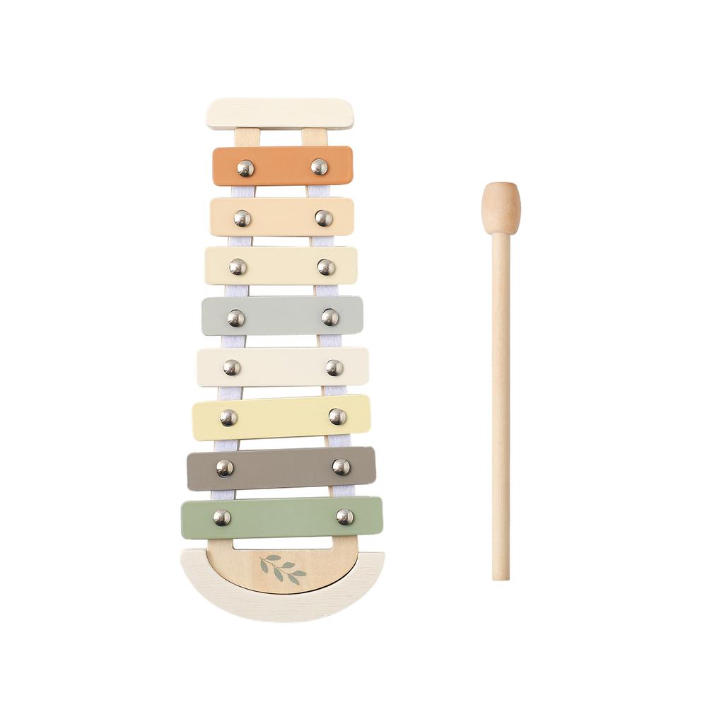 Montessori Wooden Toy Multicolor Xylophone Bell Beads Drum Column Musical Instrument Toy Kid Educational Musical Instrument Gift