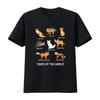 Foxes of the World Fox Lover T Shirt Women Tops Vintage Washed Unisex Versatile Fashion Homme Streetwear Designer Clothes