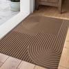 1pc Striped Door Mat Mat - Non-Slip Low Profile Entryway Mat, Striped Indoor/Outdoor Mat for Front Door, Patio, Hand Washable -like Mat