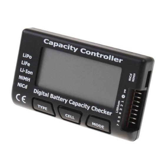 Hailege LiPo LiFe Li-ion NiMH Nicd Cell Meter Digital Capacity Meter Power Test CellMeter-7 Digital Capacity Checker for LiPo LiFe Li-ion NiMH Nicd