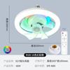 Newest 360° Moving Head Ceiling Fans light E27 Led Remote Control RGB Three-level Wind Speed Living Room Dining Room Bedroom Hot