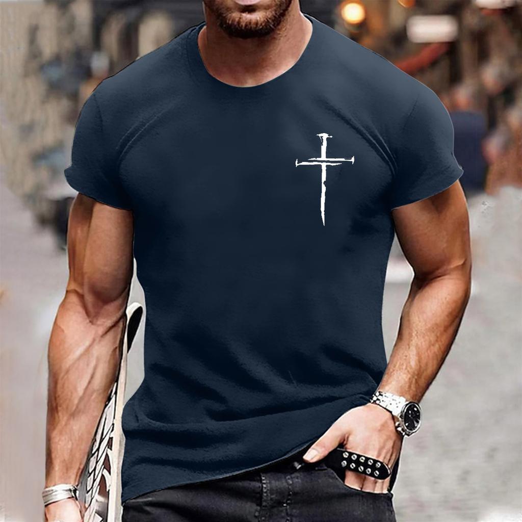 Top alla moda estivo a maniche corte con colletto assorbi-sudore e stampa retrò