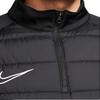 Nike Dri-FIT Color Block Half-Zip Training Football Jacket Men Jackets Black BQ7474-010