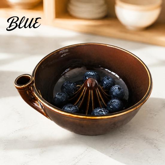 Kitchen Gadget for Degree Vortex Self Berry Spinning Washing Produce Bowl 360 Cleaning And Ceramic Colander Bowl Drain Spinner