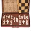 Zestaw szachowy do gry międzynarodowej z etui i figurami