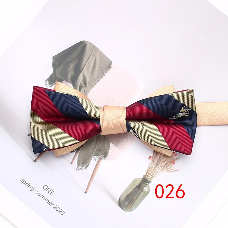 

Rael Полосатый галстук-бабочка Клетчатый полиэстеровый галстук-бабочка Мужские аксессуары для повседневной рубашки Галстук-бабочка