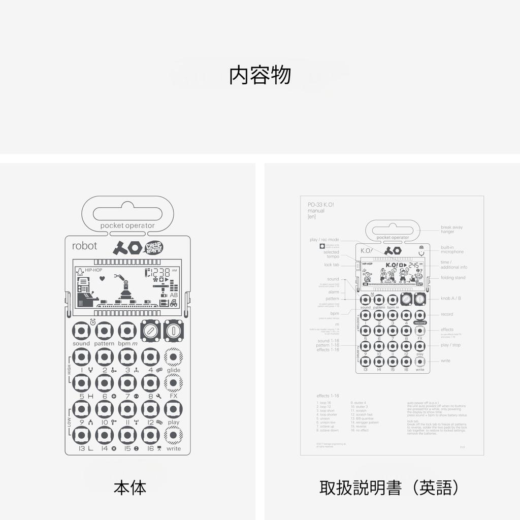 Teenage Engineering Pocket Operator Synth Robot 8-bit PO-28 [Official Import]