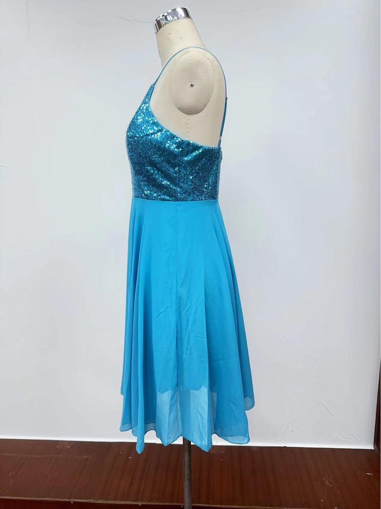 Elegante Vestido de Noche de Lentejuelas 2024 para Eventos Europeos, Americanos y de Oriente Medio