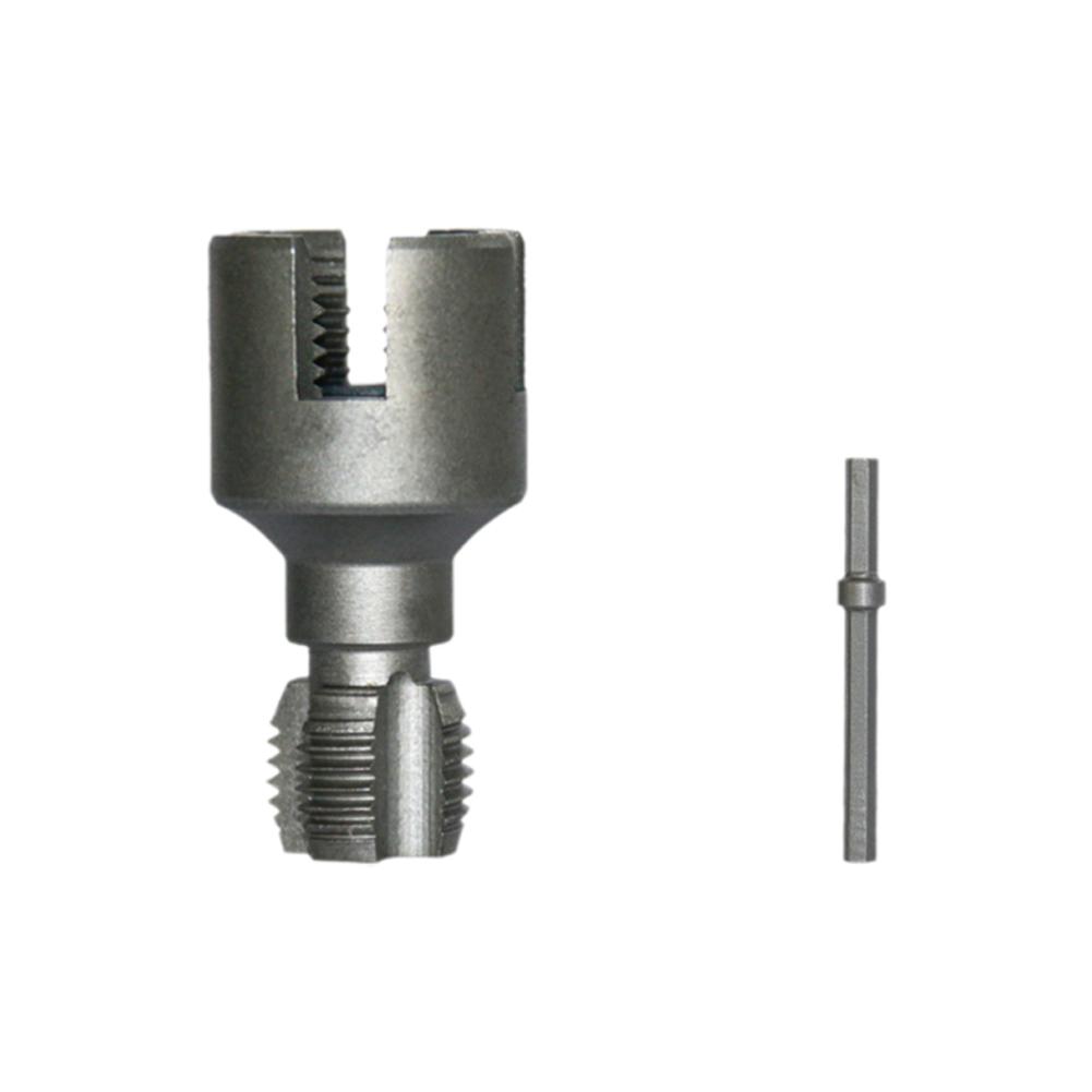 N15 N20 Pipe Thread Cutting Tool Electric Drill Compatible PVC Pipe Threader Kit 1/2'' 3/4'' Internal External Rethreading Maker