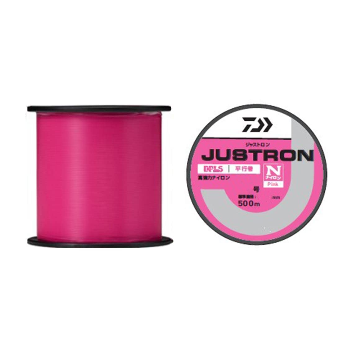 

Шпулька DAIWA Justron Pink/Нейлоновая леска/Michiito 3-500 розовый