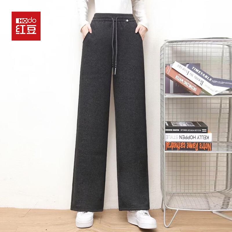 Hodo Mid-Aged Women s High-Waist Straight-Leg Casual Pants 3XL