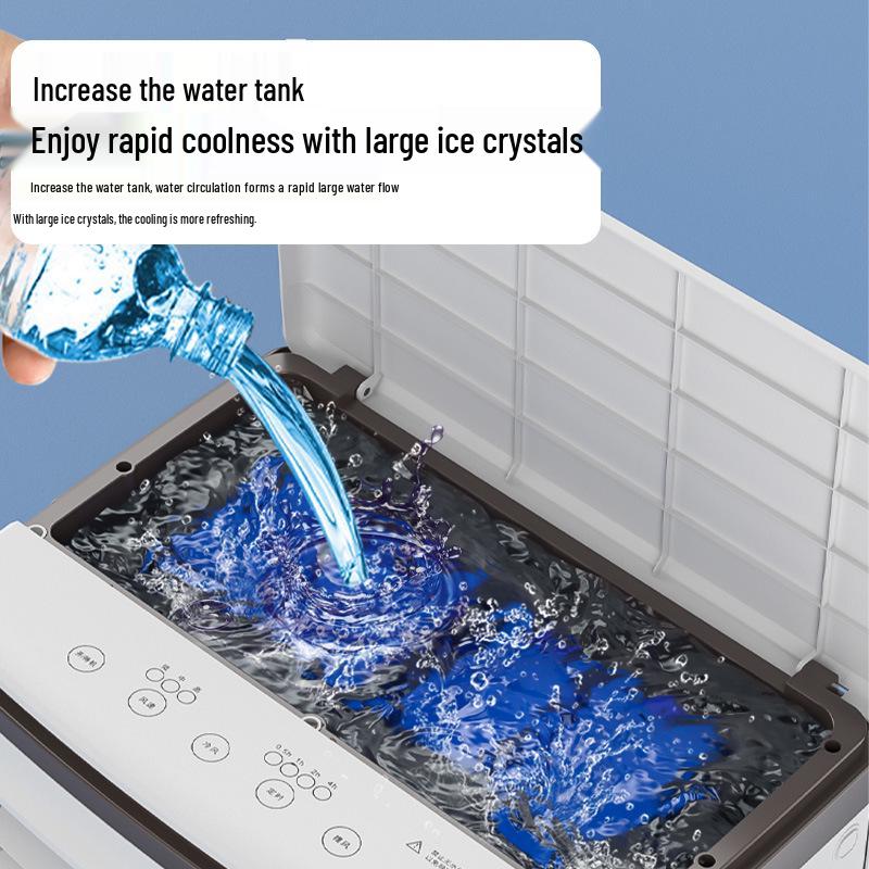 Compact Air Conditioner Fan - Water-Cooled Household & Industrial Cooling Solution