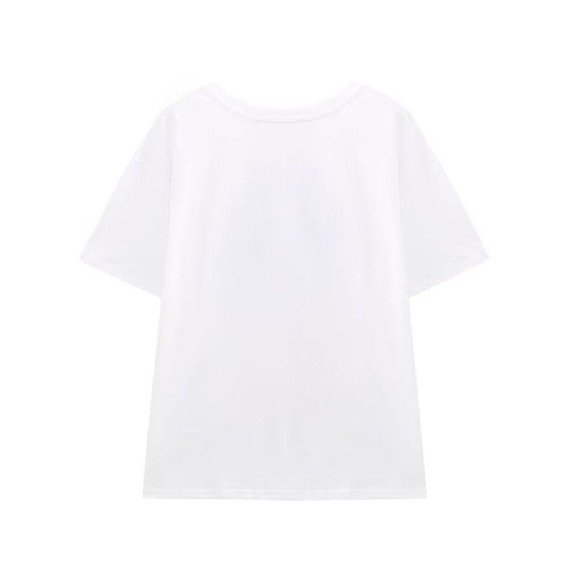 Fashion Style Summer New Fashion Trendy Female Loose Easiest for Match Girl Print T-shirt 5644163 250