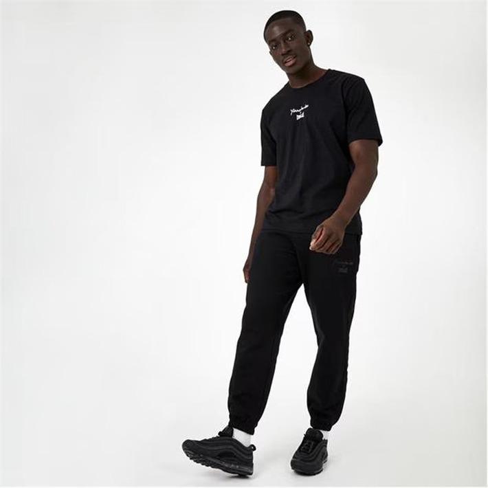 Everlast x Yiannimize Schwarzes Herren-T-Shirt, Größe L