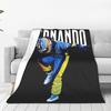Flannel Throw Blanket Fernando Alonso Saint Warm Plush Blankets Soft Bedspread for Bed Living room Home Travel Couch