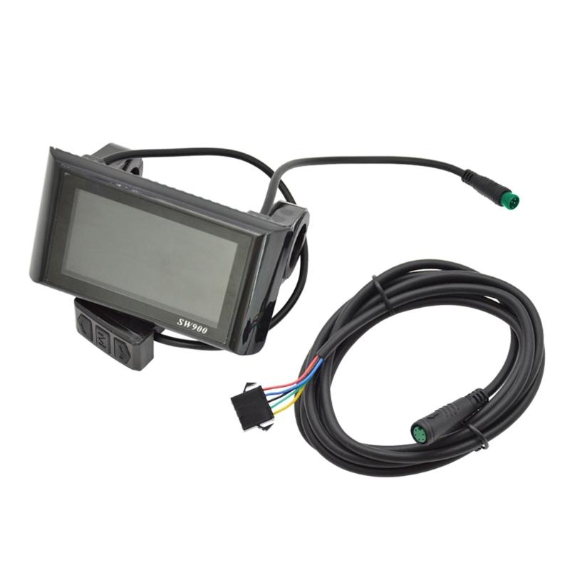 

Electric Bike LCD Display, 24V 36V 48V 60V Ebike Display Meter Control Panel,Scooter LCD Panel Screen 1
