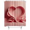 3D Heart Design Shower Curtain For Bathroom Decoration