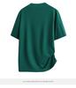 Men's Plus Size Gradient Ice Silk Short Sleeve T-shirt - Summer Round Neck Trendy Style