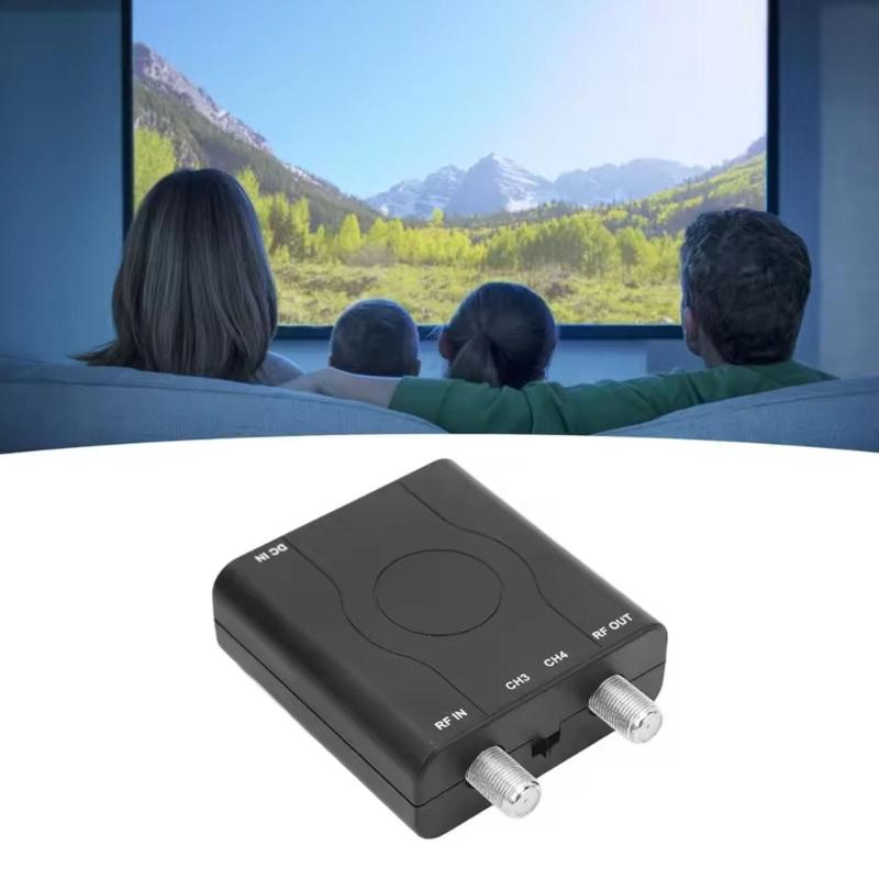 High Resolution RF Modulator Adapter To Coaxial Suitable For Stable Signal Transmission 1080P Conference Presentations