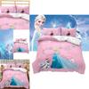 Frozen Flannel Duvet Cover Set For Bedroom Decor And Gift
