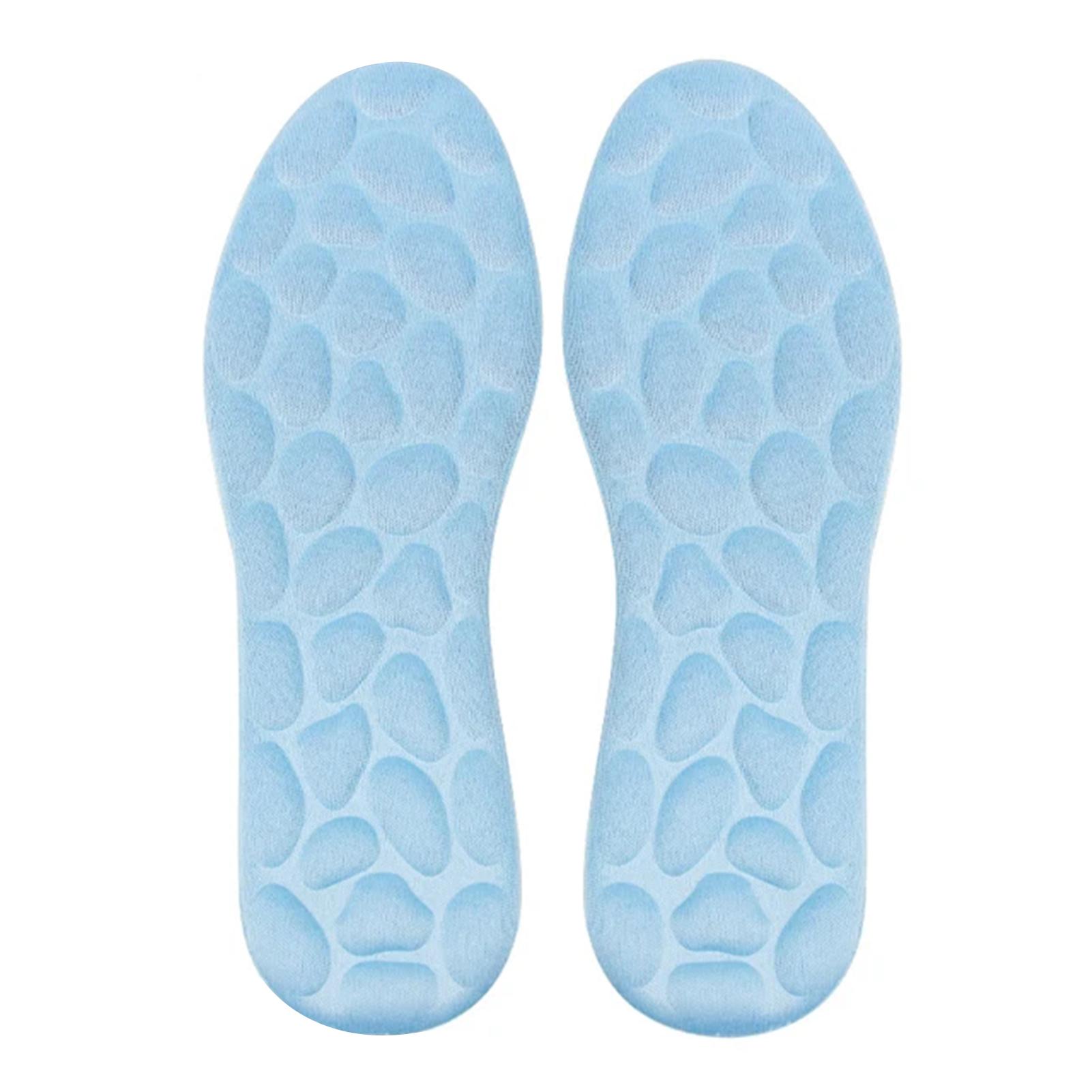 

Super Soft Warm Massage Shoes Insoles Comfortable Warming Shoes Insert For Running Shoes EU37 3825CM синий