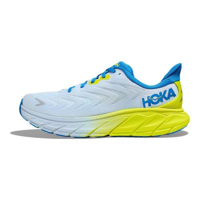 HOKA One One Arahi 6 Scarpe da Corsa Comode Antiscivolo Resistenti a Collo Basso Uomo Scarpe da Corsa Azzurro Giallo Primula Verde 1123196-IWEP