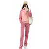Women's 2025 Hooded Sports Suit: Stylish, Loose-Fit, Long-Sleeve Two-Piece for Spring and Autumn.