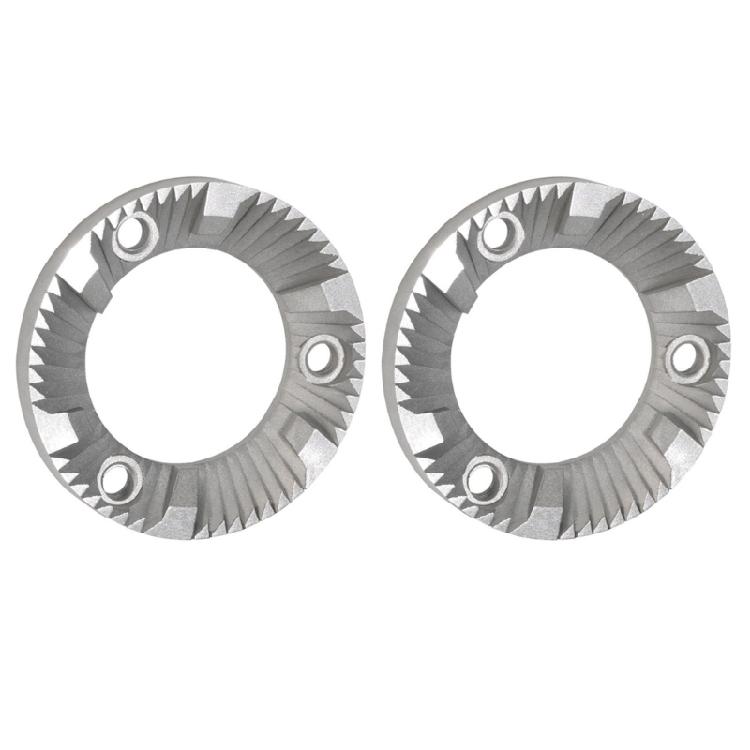 

2PCS Professional Coffee Burr 40MM Diameter Stainless Steel Texture Fast Grinding Disc Sharpful for Cutting Performances 1
