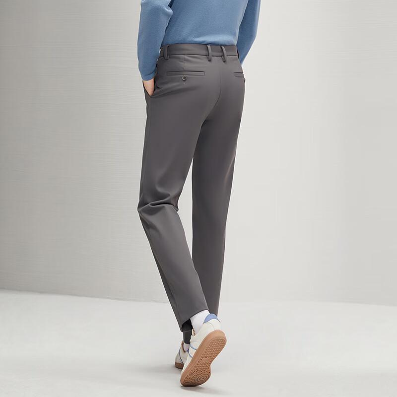 Septwolves Men's Warm Composite Fleece Straight-Leg Casual Pants