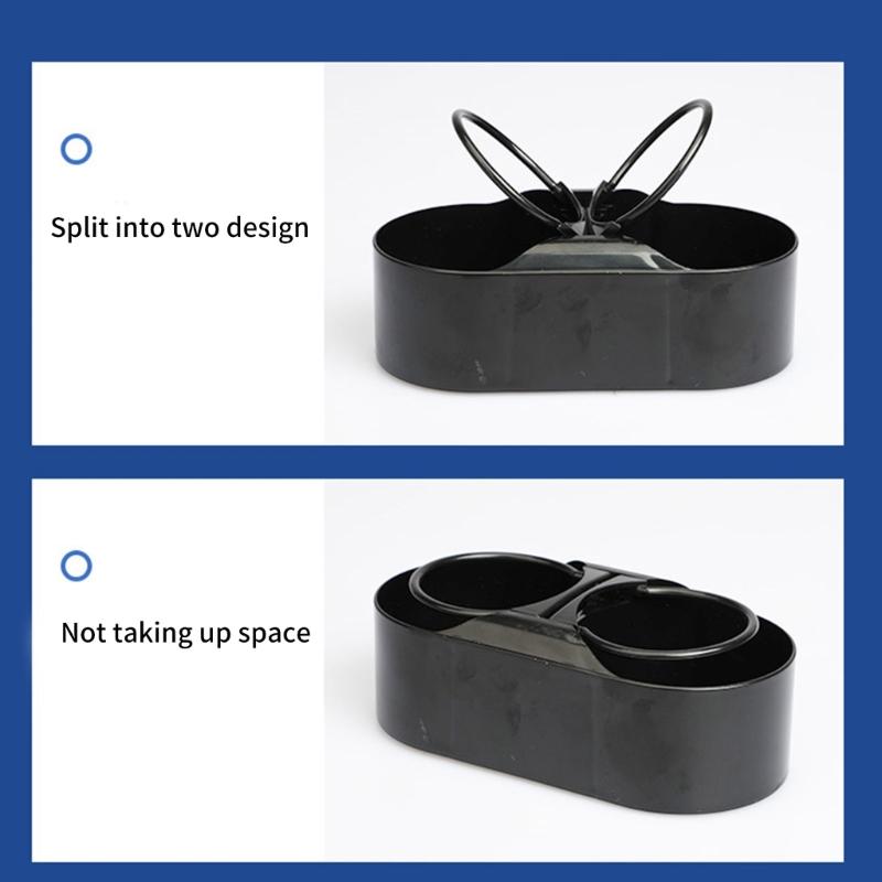 Black Auto Car Vehicle Cup Holders Can Drink Bottle Container for Car Truck Interior,Dashboard Center Console