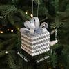 Luxury Silver Shining Christmas Tree Pendant & Drop Ornament Foamed Plastic  Christmas Ball Ornaments Home New Year Decoration