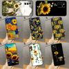 Beautiful Yellow Sunflower Case For Samsung Galaxy A32 A56 A16 A15 A22 A52 A54 A14 A26 A36 A55 A35 A05 A06 A53 A33 A13