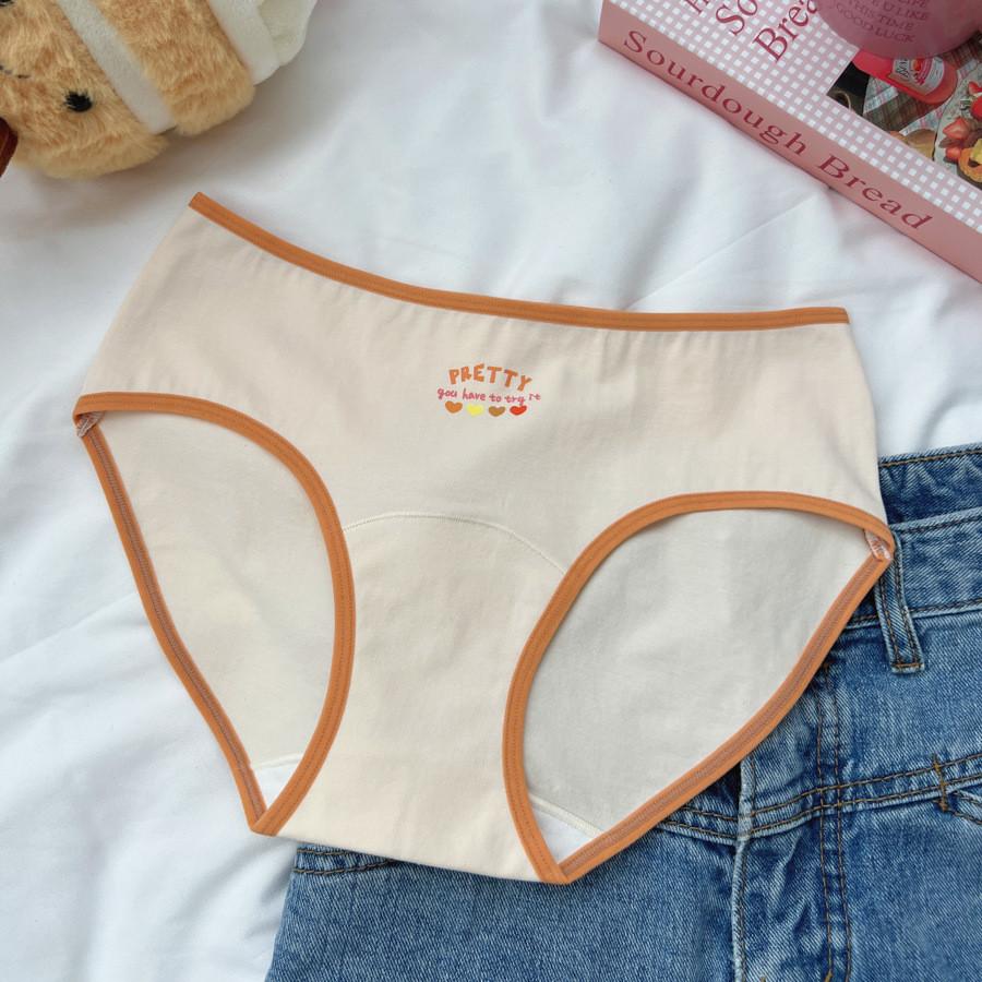 N8622 Sweetheart Womens Cotton Underwear Stylish Colorful Triangle Panties Breathable Antibacterial Design For All Seasons