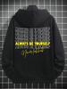 Men's Casual Printed Element Hooded Long Sleeve Sweatshirt, Autumn/Winter
