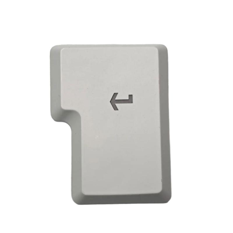 

Сменной колпачок клавиши Enter для игровых и программируемых клавиатур G915 G913TKL G813 Простая установка Колпачки клавиш 1 шт. белый