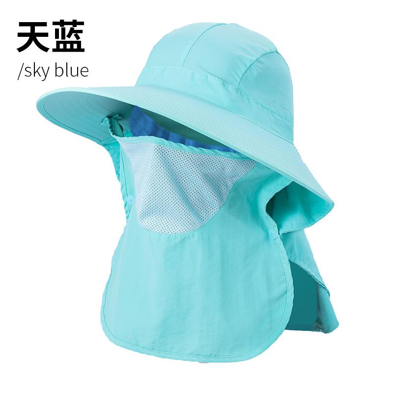 Bucket Hat Breathable Sunshade Sun Protection Hat Men and Women Plus Brim Sun Hat Outdoor Quick Drying Mountaineering Fishing Hat