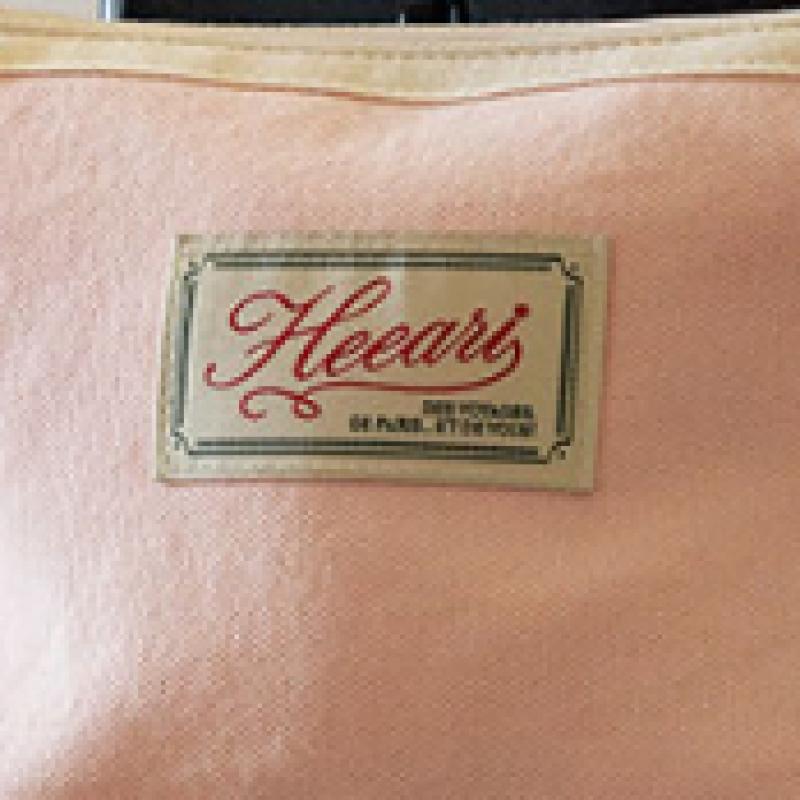 Bolsa de algodão Heeari Voyage rosa