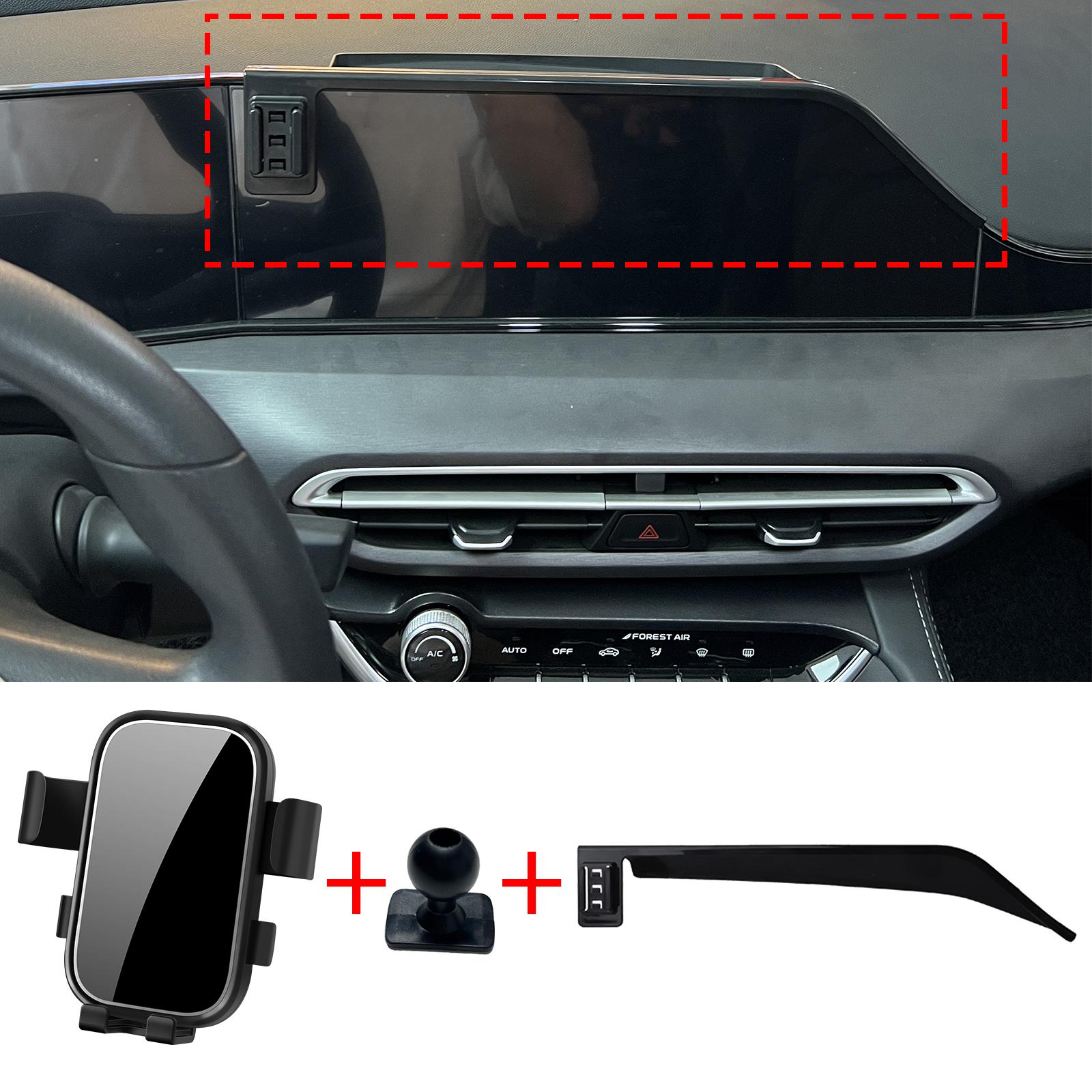 

for Changan Eado Plus 2025- GPS Bracket Accessories Navigation Stand Auto Car Mobile Phone Holder TYPE B Black M1