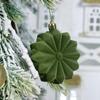 48Pcs Shatterproof Christmas Baubles Velvety Ball Hanging Ornament Christmas Tree Decoration For Wreath Mantels Window