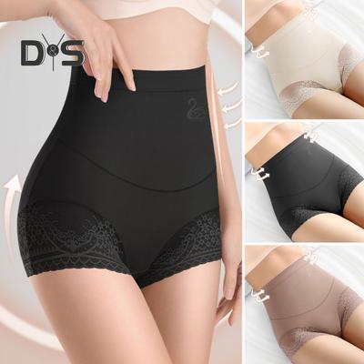 Ropa interior de cintura alta para mujer, bragas adelgazantes sexys con encaje floral, control de abdomen, soporte de cadera, recuperación posparto, elásticas y transpirables