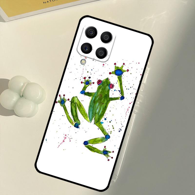 Cartoon Frogs For Samsung Galaxy M16 M06 M12 M55 M15 M35 M14 M34 M54 M11 M21 M31 M13 M33 M53 M32 M52 Case