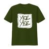 Yee Distressed Square Print T Shirt for Men and Women Fashion Streetwear vintage Washed fashion graphic designer clothes