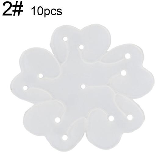 

10 шт. Пластиковые клипсы для воздушных шаров в форме цветка сливы, Свадебные принадлежности для вечеринки по случаю дня рождения