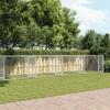 VidaXL Dog Cage with Doors, Dog Kennel, Dog House, Garden Patio Kennel, Grey 12x2x1.5 M Steel 3209577